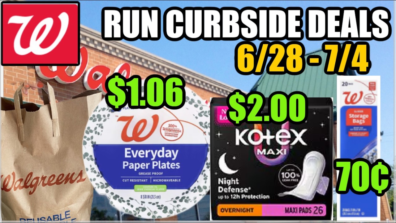 WALGREENS RUN CURBSIDE DEALS (6/28 - 7/4)