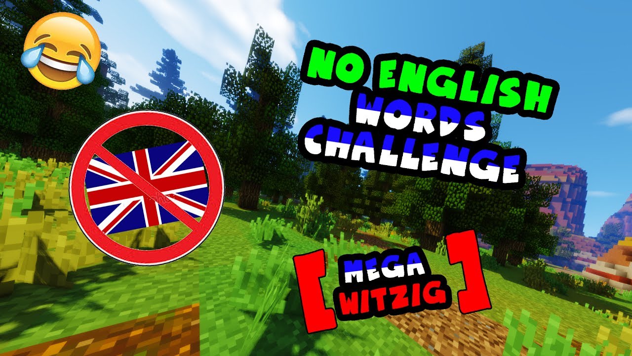 💎[MEGA WITZIG] NO ENGLISH WORDS CHALLENGE💎