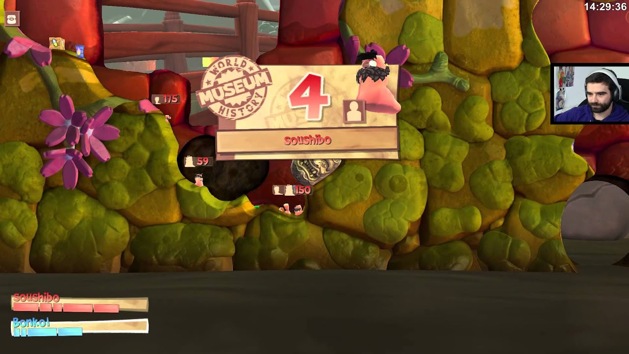 Worms Clan Wars #5 - Bonkur SAMOBÓJCA! /20.10.15 #7