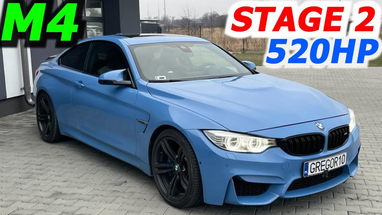 BMW M4 F82 3.0T 431HP STAGE 2 520HP GREGOR10 ChipTuning S55B30