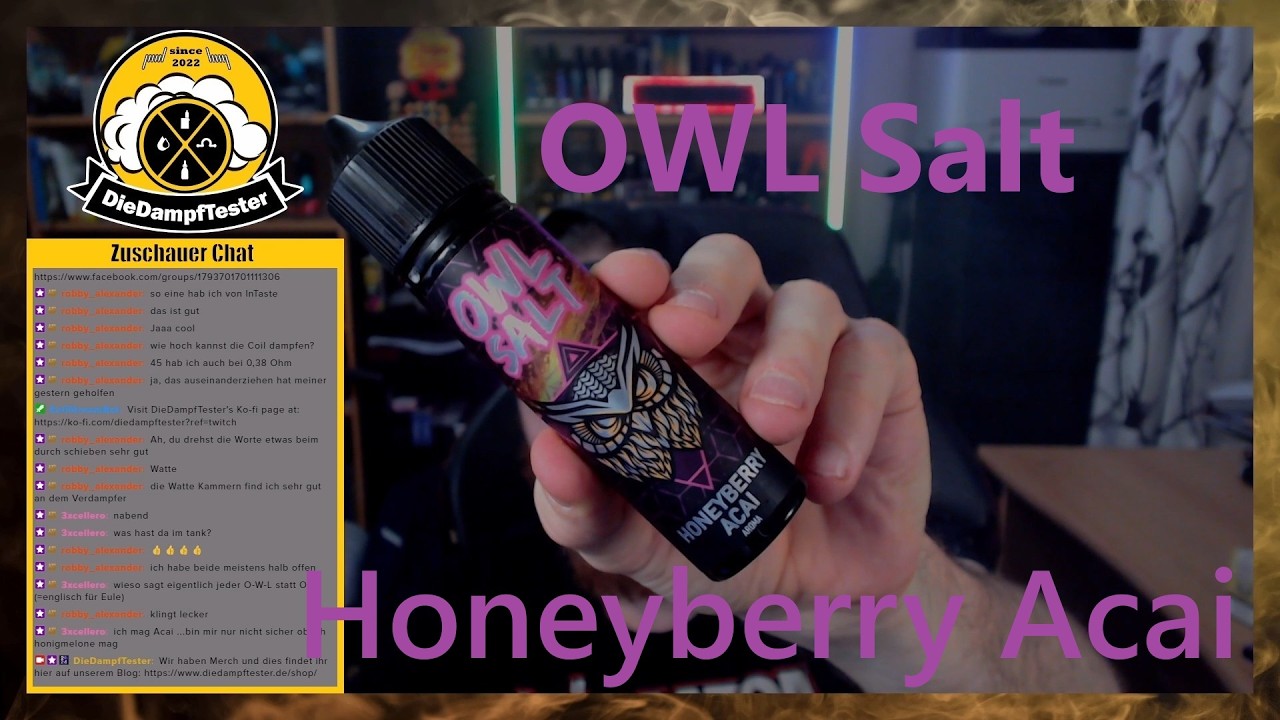 OWL Salt Honeyberry Acai Aroma Geschmackstest