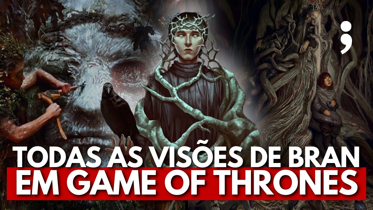 Todas as VISÕES DE BRAN nos livros de GAME OF THRONES!