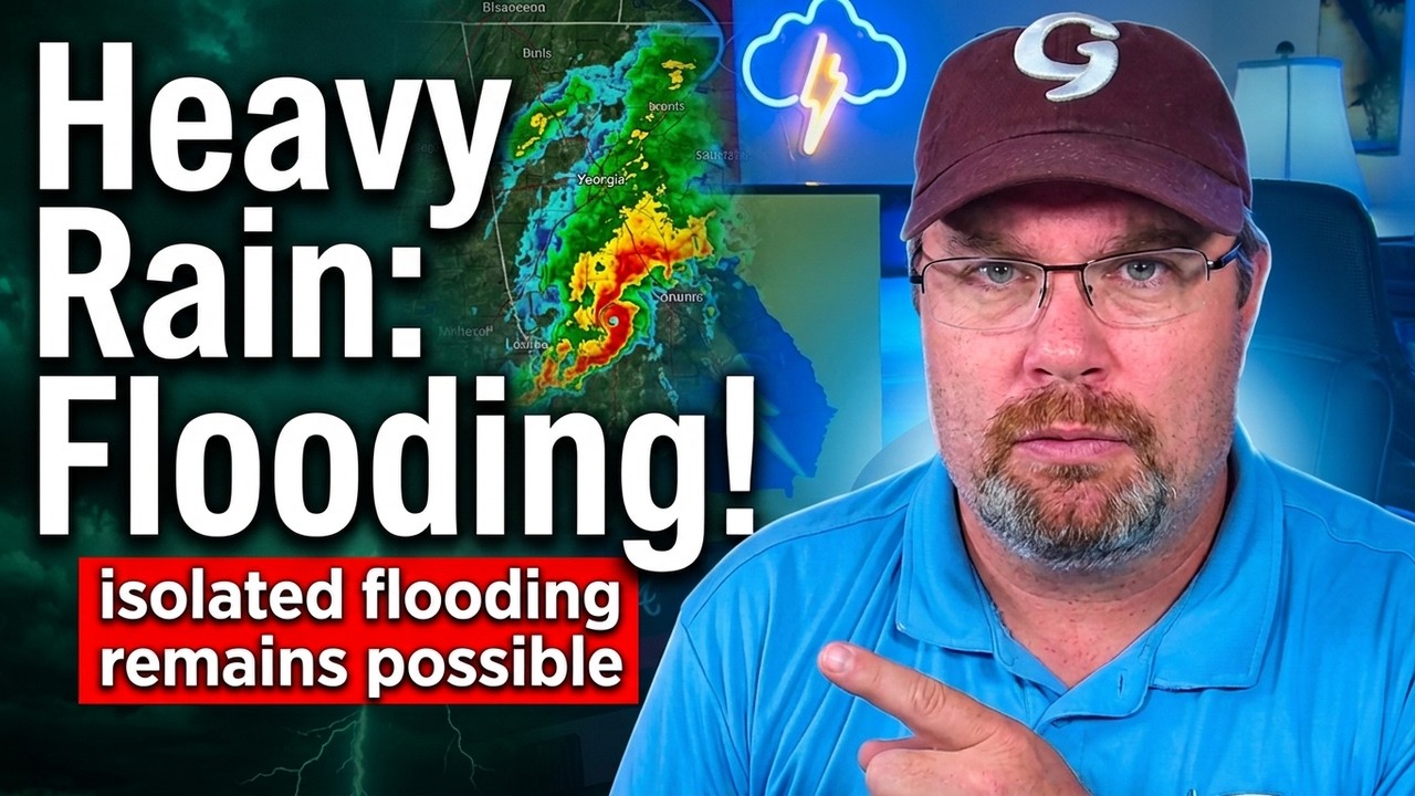 Heavy Rain Alert North Georgia!  Isolated Flooding Remains Possible!