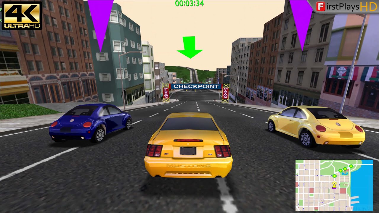Midtown Madness 2 (2000) - PC Gameplay 4k 2160p / Win 10