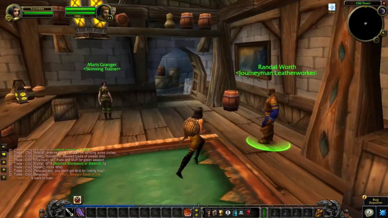 Stormwind Leatherworking Trainer location - WoW Classic