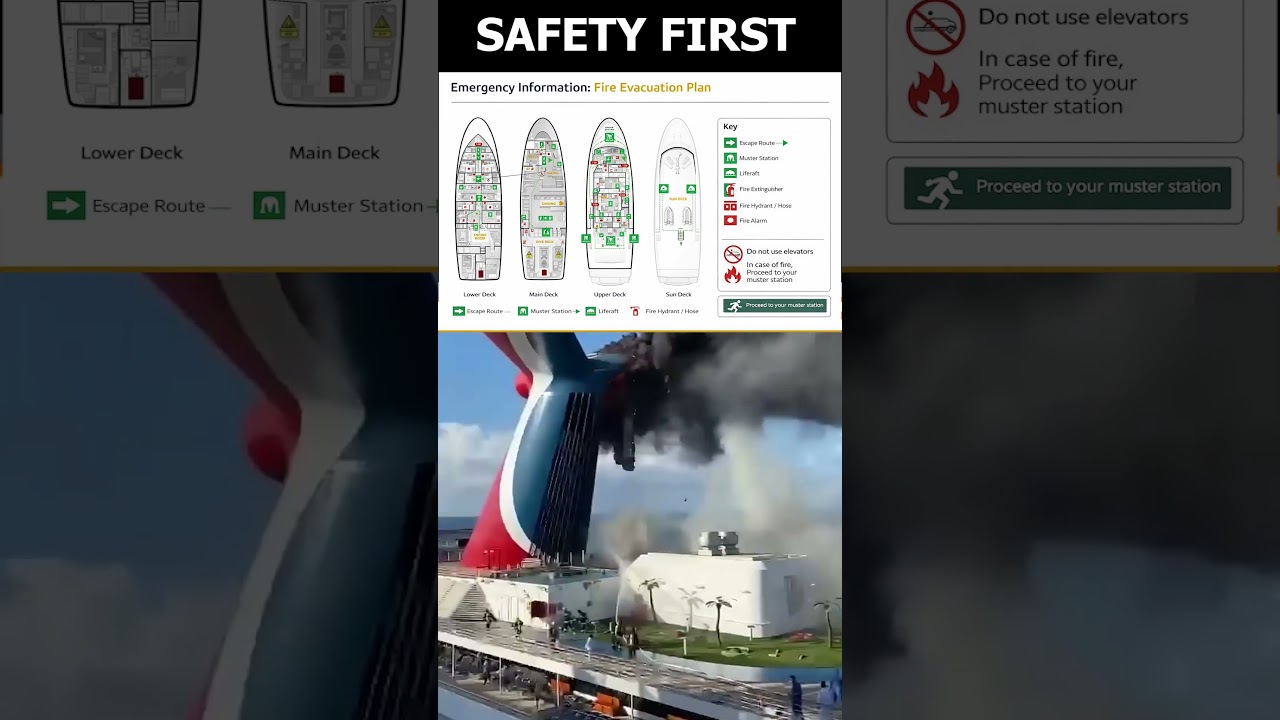 MARITIME SAFETY: Fire Evacuation Plans & Emergency Response