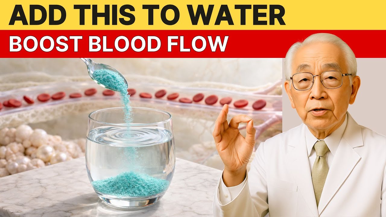 Japan’s Oldest Doctor: Don’t Drink Plain Water After 50! Add THIS Mineral for Insane Blood Flow