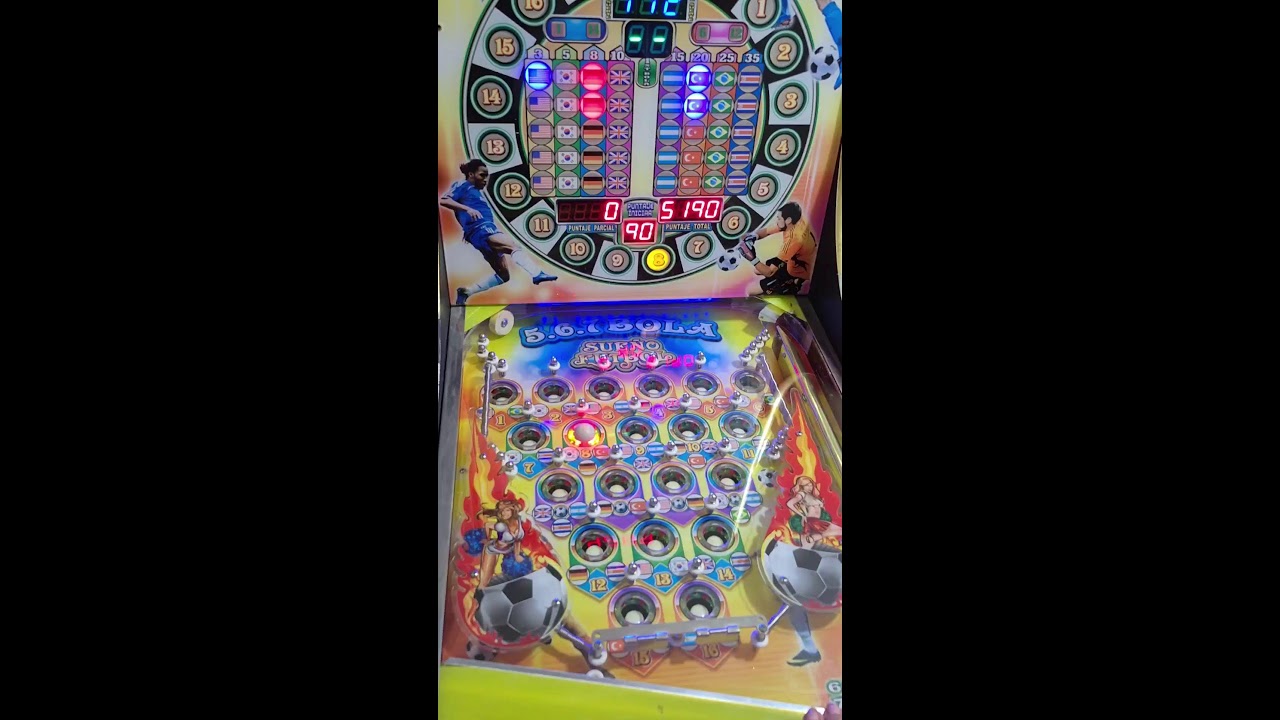 el popular juego del pinball