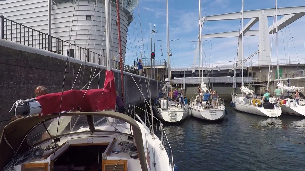 Grevelingensluis en  Bruinisse jachthaven 2017