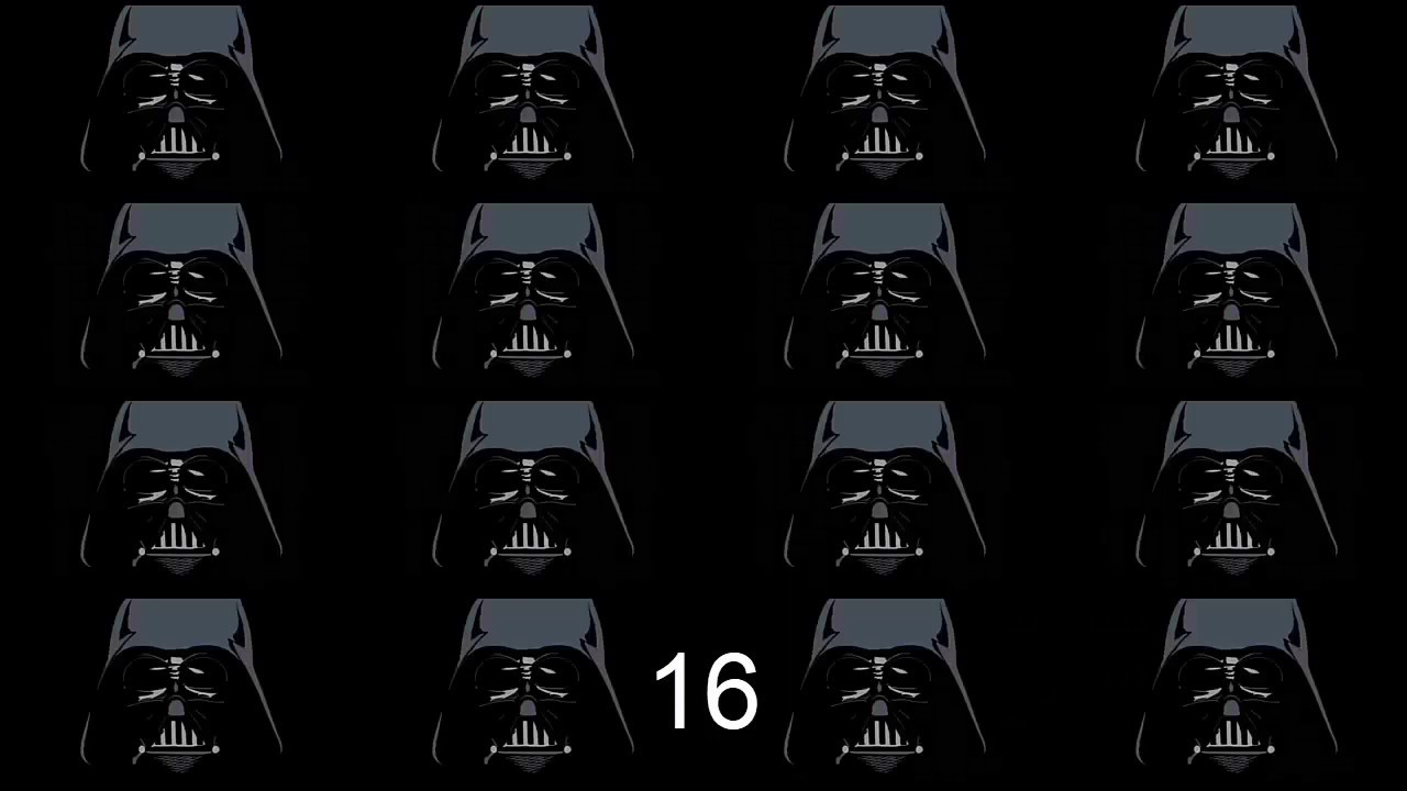 darth vader's breath over 16 million times