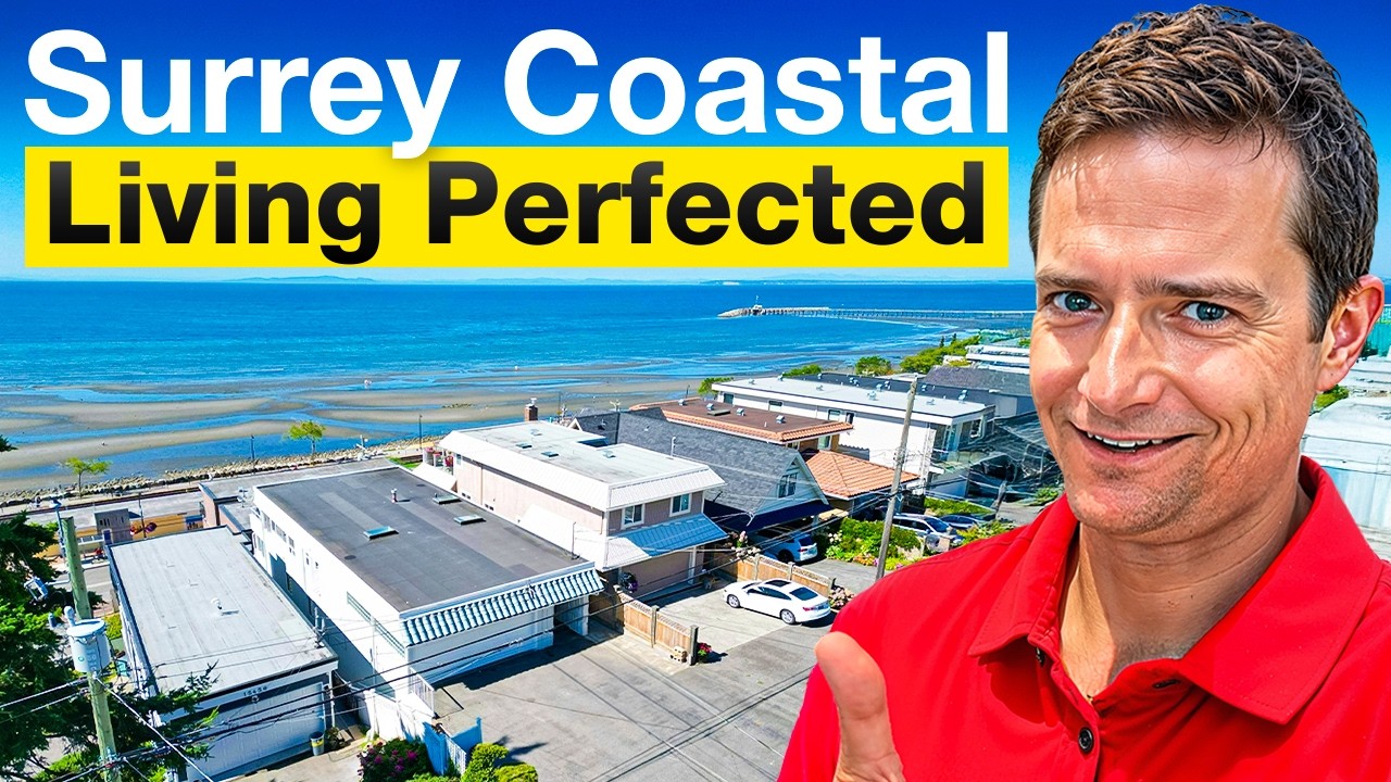Touring a $2.3M Home w/ 180&ordm; Ocean Views in White Rock, BC