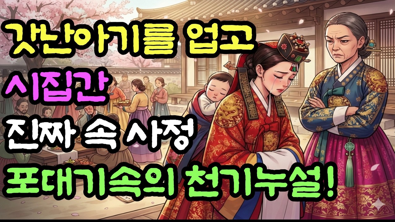 갓난아기를 업고 시집 간 진짜속사정, 포대기속의 천기누설!