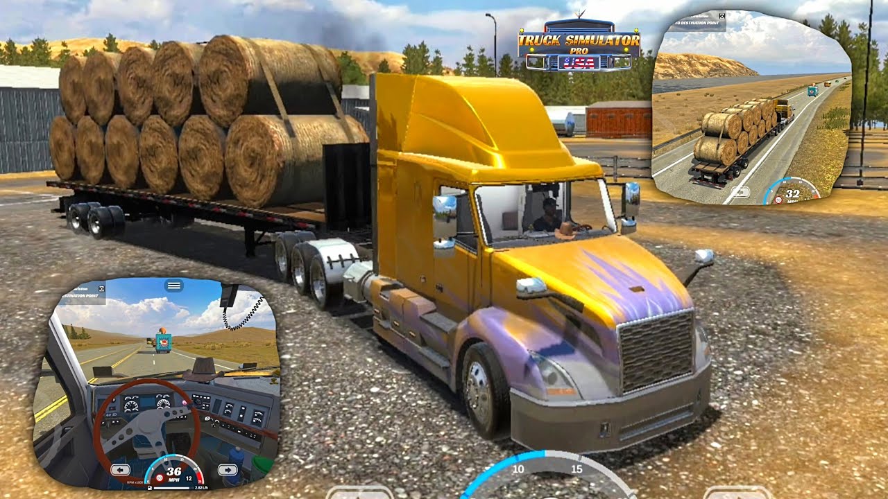 🚚READY TO DRIVE! - Expensive 8×4 Truck and Trailer - Farm Job Delivery🏕| Truck Simulator Pro Usa