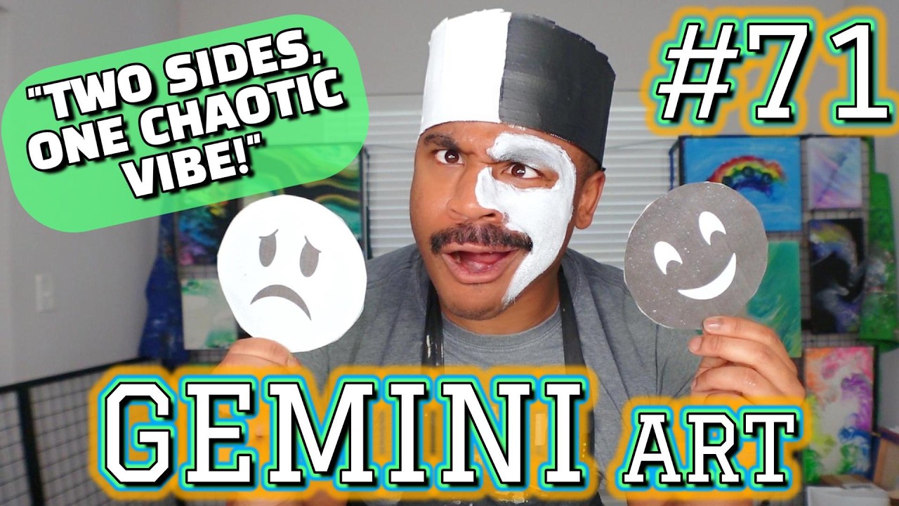 GEMINI Part 1: Splitting a Canvas With HOT GLUE?!? | Lives Are Really Cool #71 |