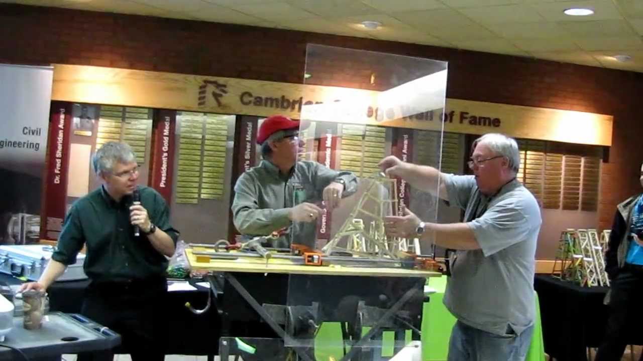 Cambrian College - Popsicle Stick Headframe Competition