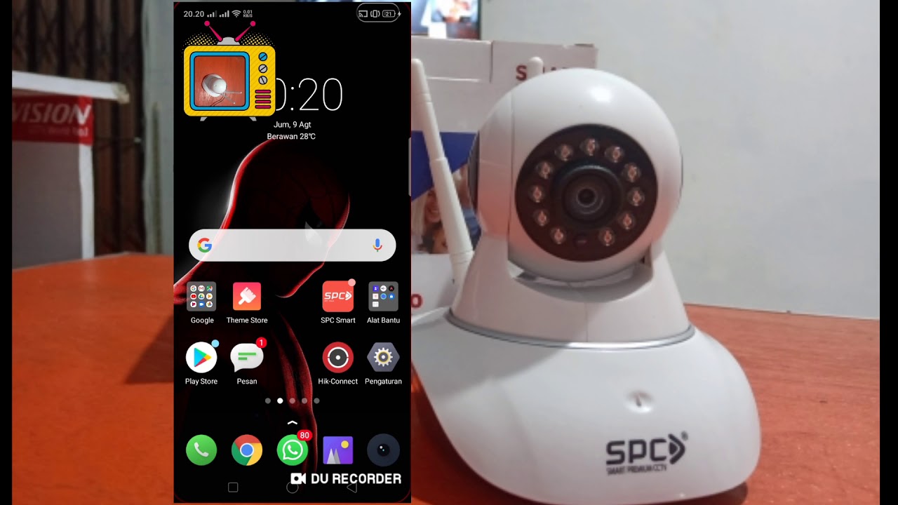 Seting cctv/baby cam wifi- spc smart home plus