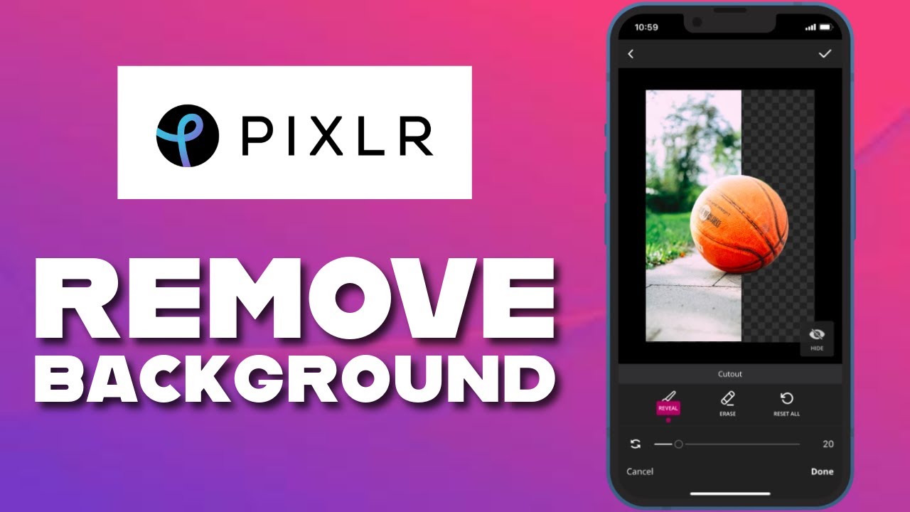 How to Remove Background in Pixlr 2025?