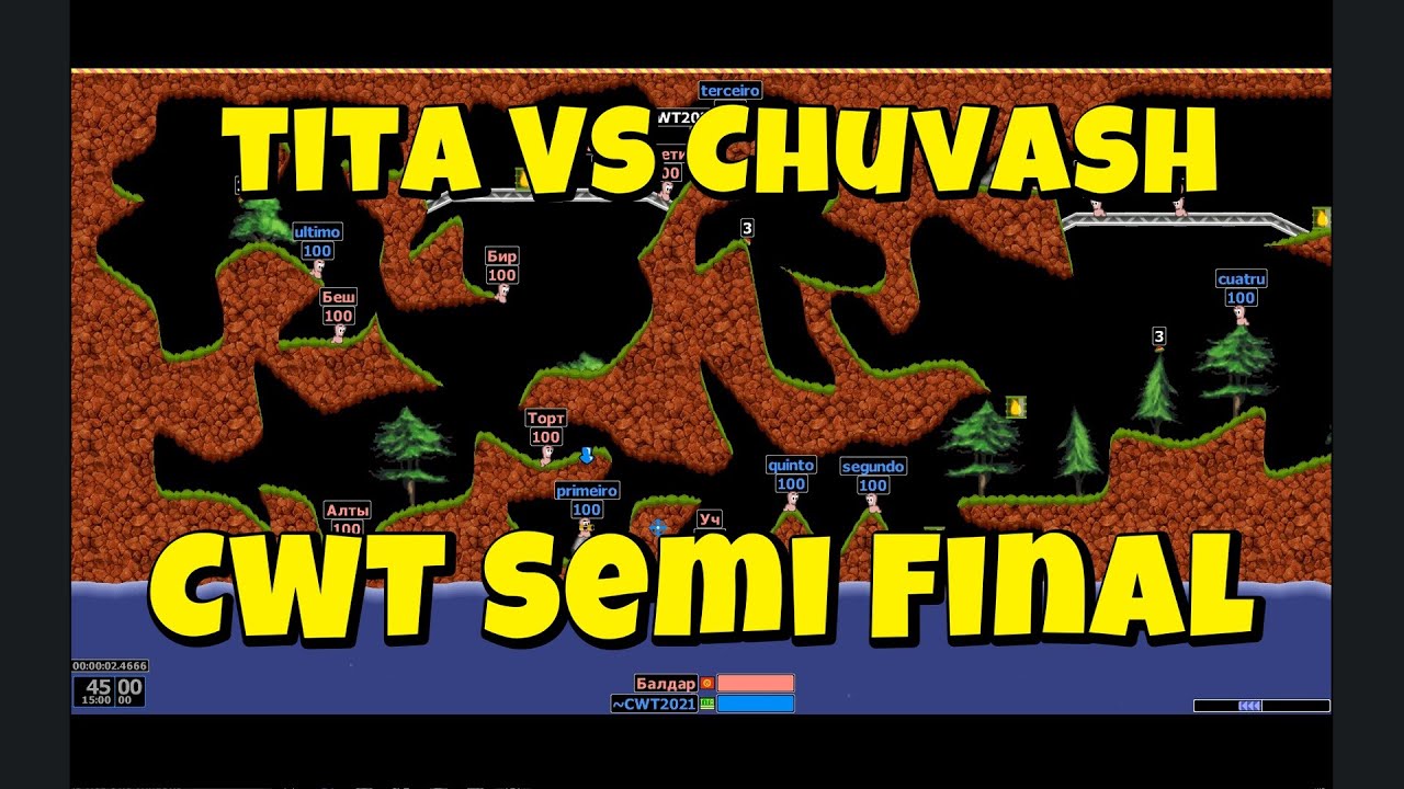 tita Vs Chuvash 1/5 Worms Armageddon CWT Semi Final