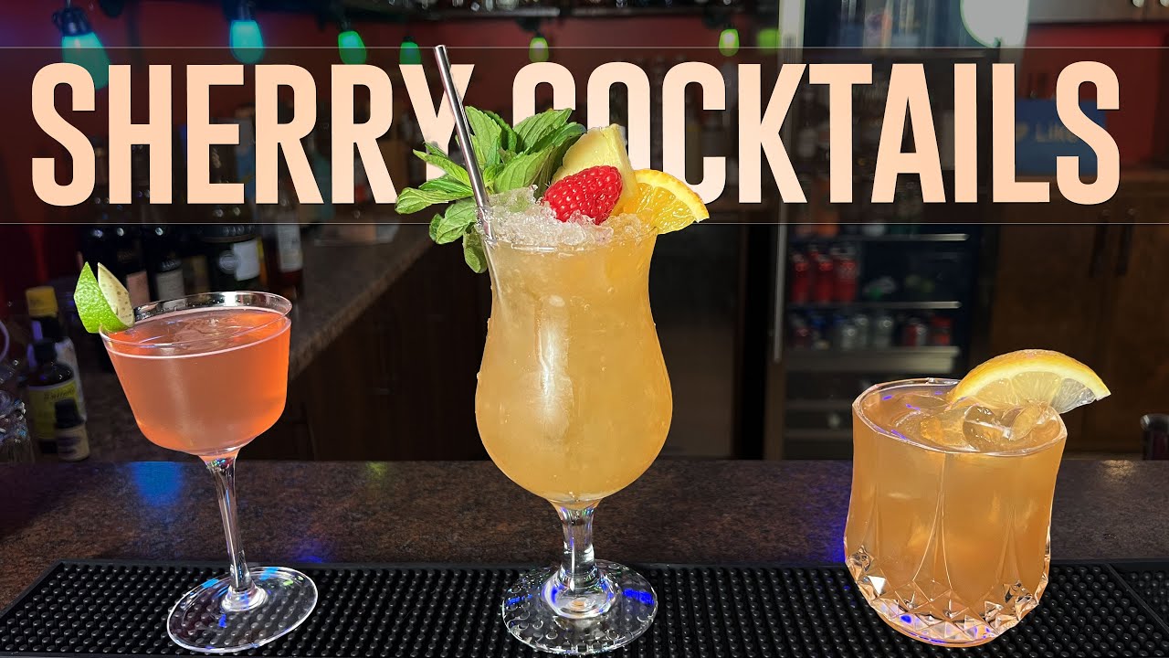 3 SHERRY Cocktails You Can Make At Home