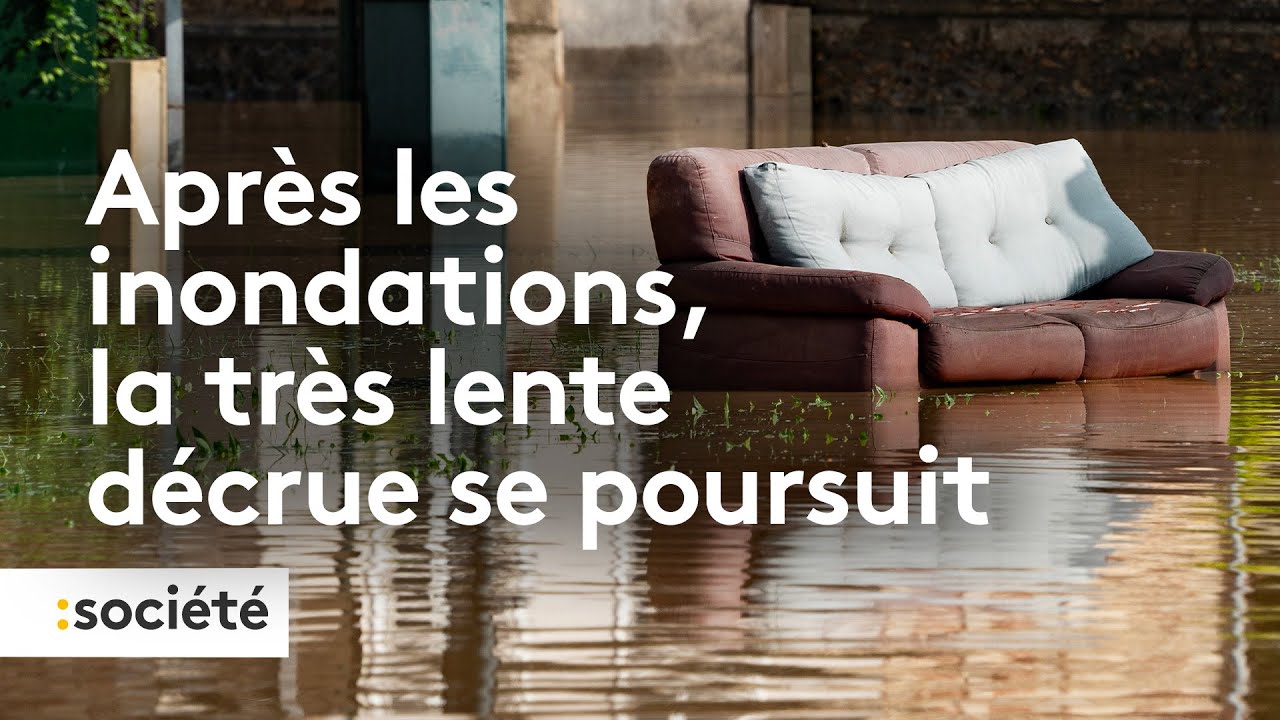 Après les inondations, la très lente décrue se poursuit