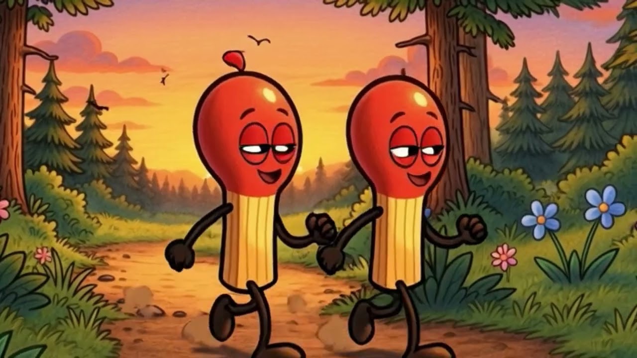 🤪Zwei Streichhölzer und der Igel-Bus 😂🔥 | Lustiges Gedicht