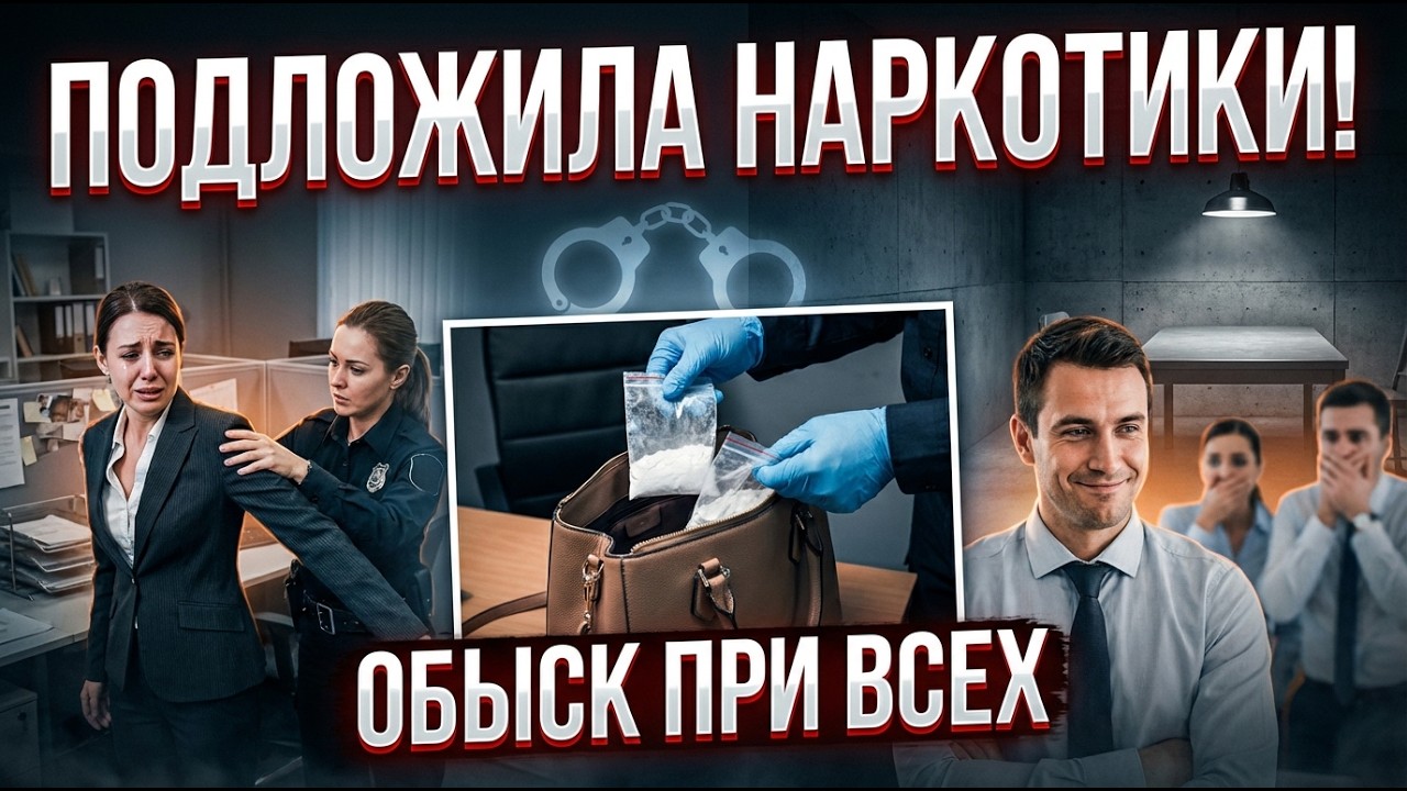 КОЛЛЕГА подложила в мою сумку НАРКОТИКИ — меня обыскали при всех