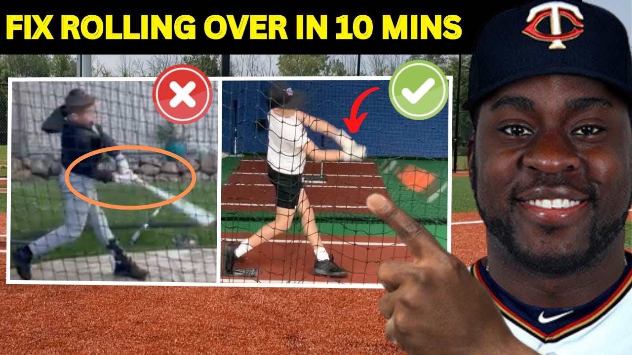 How To Stop Rolling Over & Swinging Around The Baseball