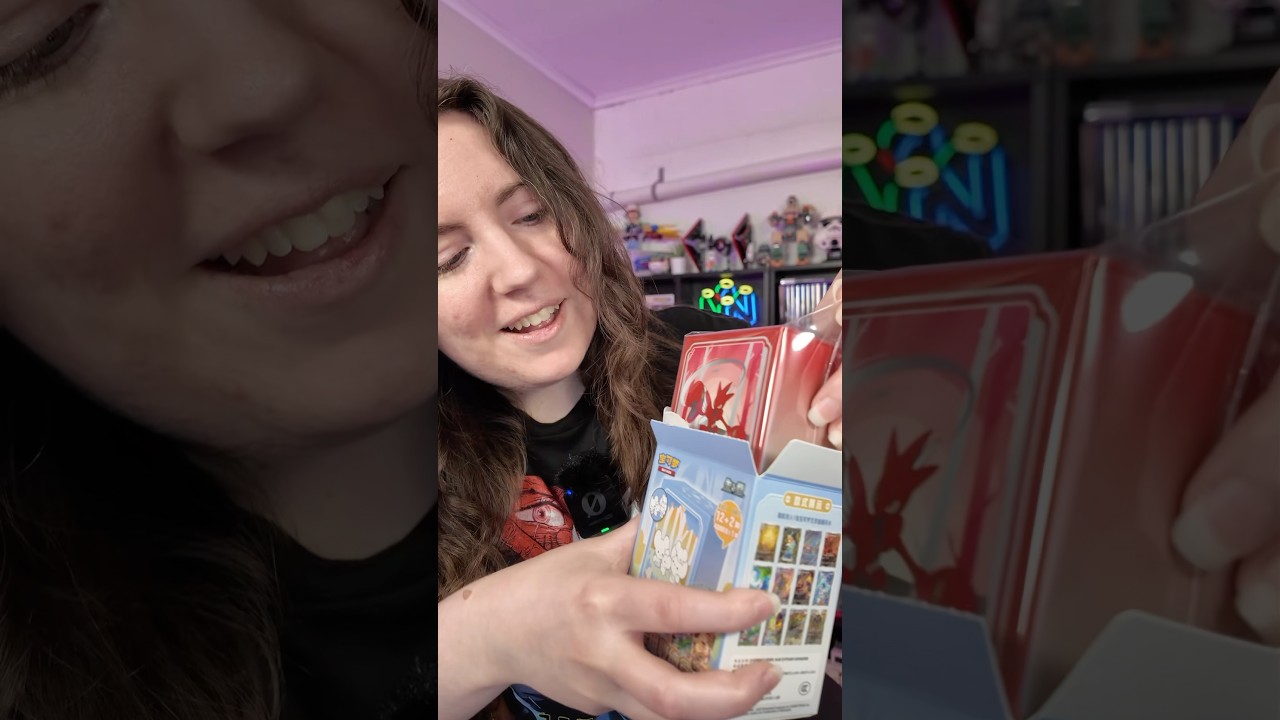 Открой вместе со мной китайскую коробку с картами покемонов! #pokemoncards #pokemontcg