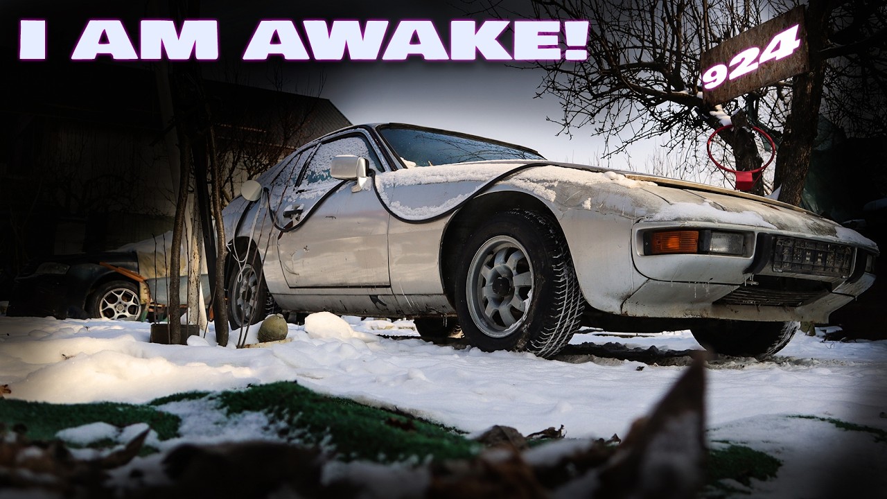 Porsche 924 Revival-It Starts,It Moves But The Work Isn't Over! No Commentary.