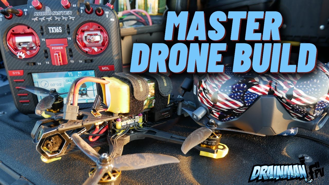 Let's Build a Master Drone! 4K DVR Recording! No GoPro Needed! DJI 03