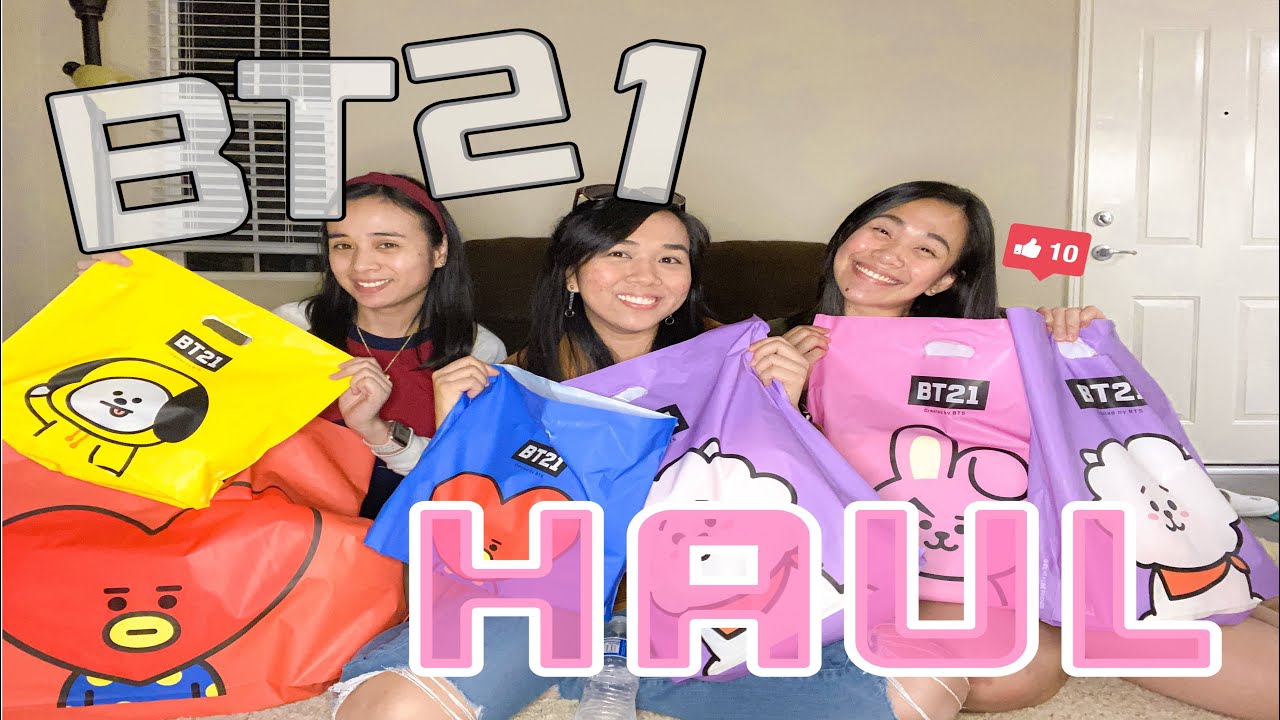 BTS : First BT21 Haul from Line Friends