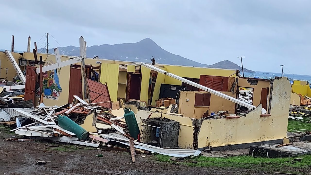 The villages to the north of Carriacou post hurricane Beryl