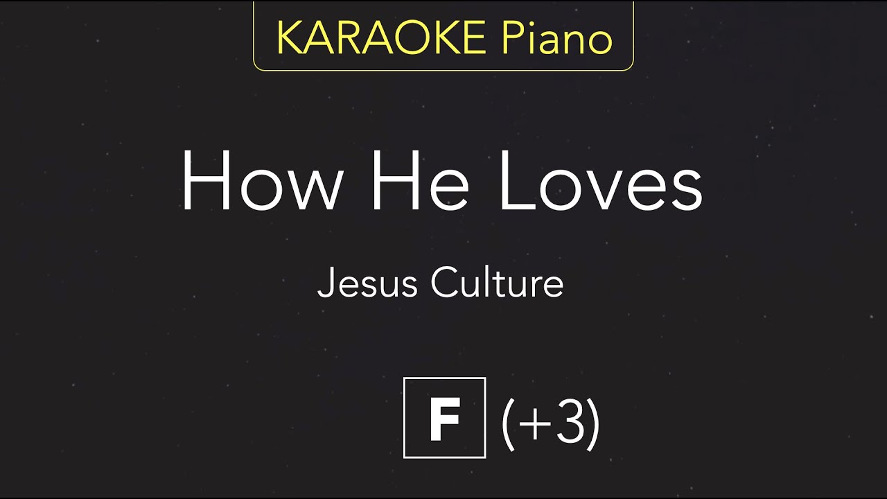 How He Loves - Jesus Culture | Karaoke Piano [F]