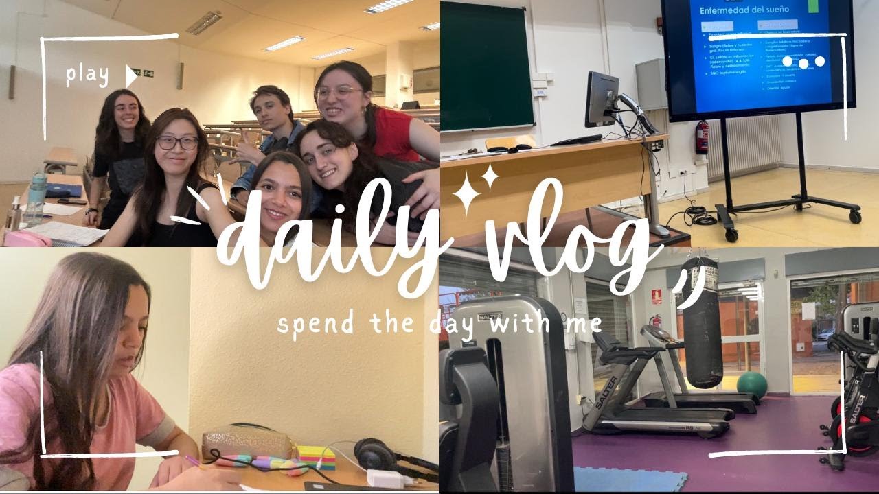 VLOG: يوم معي كطالبة في اسبانيا A DAY WITH ME AS A STUDENT IN SPAIN 👨‍🏫