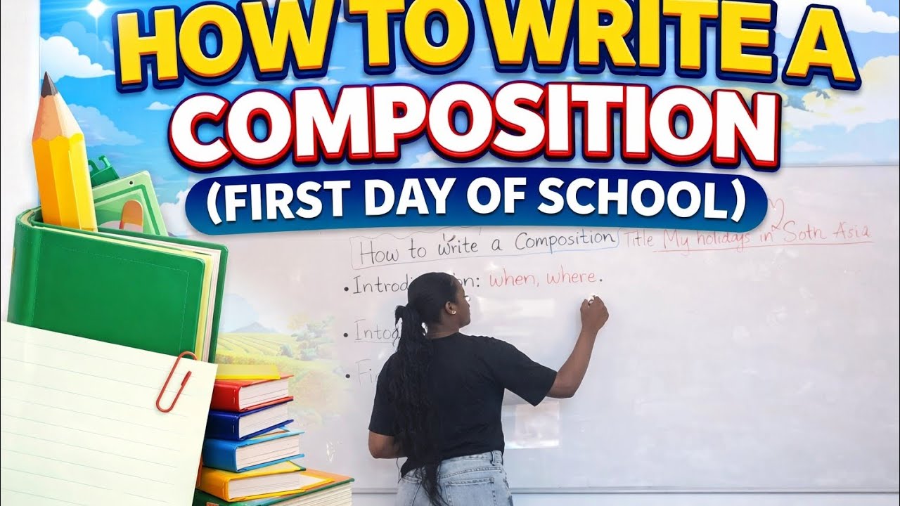 How to write a composition: First online lesson due to flooding in Mozambique 