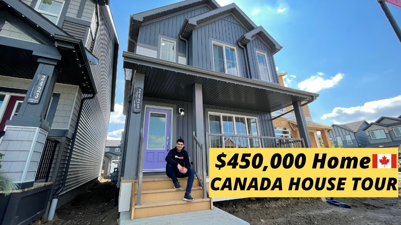 Canadian Houses| Inside a $450,000 House| Life In Canada| Houses in Edmonton Alberta Canada