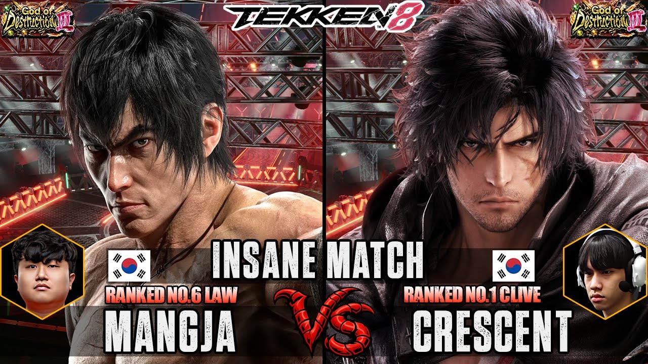 T8 ▰ MANGJA 🇰🇷 (#6 Ranked Law) Vs CRESCENT 🇰🇷 (#1 Ranked Clive) ▰ High Level Gameplay!