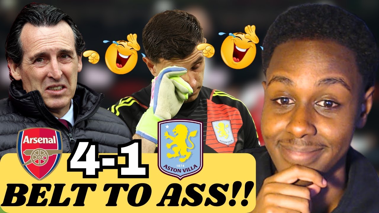 VILLA TAKEN TO THE CLEANERS | ARSENAL 4-1 ASTON VILLA | STATEMENT WIN MATCH REACTION