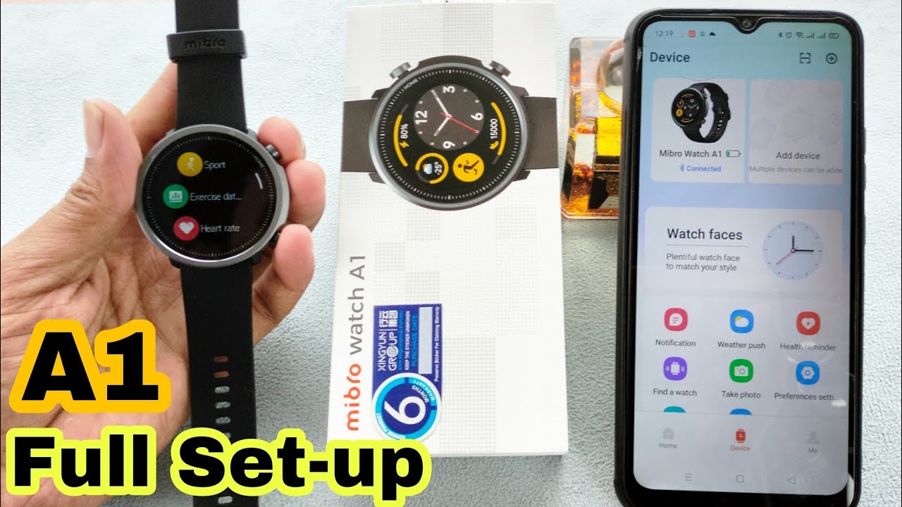 How To Connect Mibro A1 Smartwatch  || Full Setup || with Android Phone Tech Den