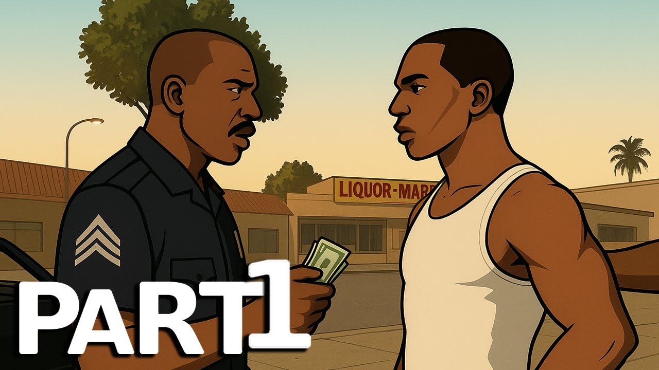 GTA San Andreas - Part 1 CJ Tough Return to Los Santos (Gameplay)