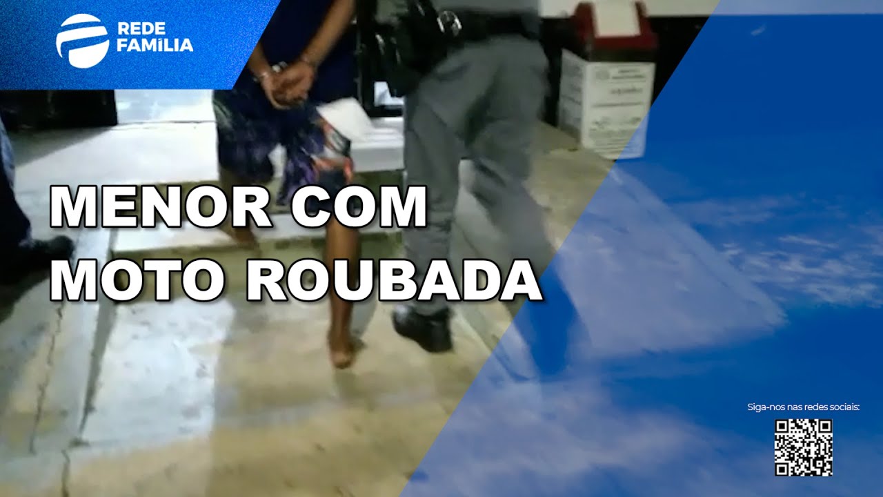 Edição Manhã - Adolescente é apreendido com moto roubada em Hortolândia