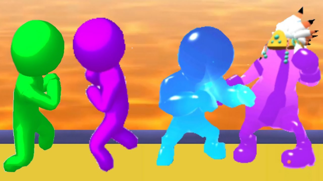 COLOR RUN STICKMAN 3D vs BLOB N GIANT - Gameplay ( android / ios )