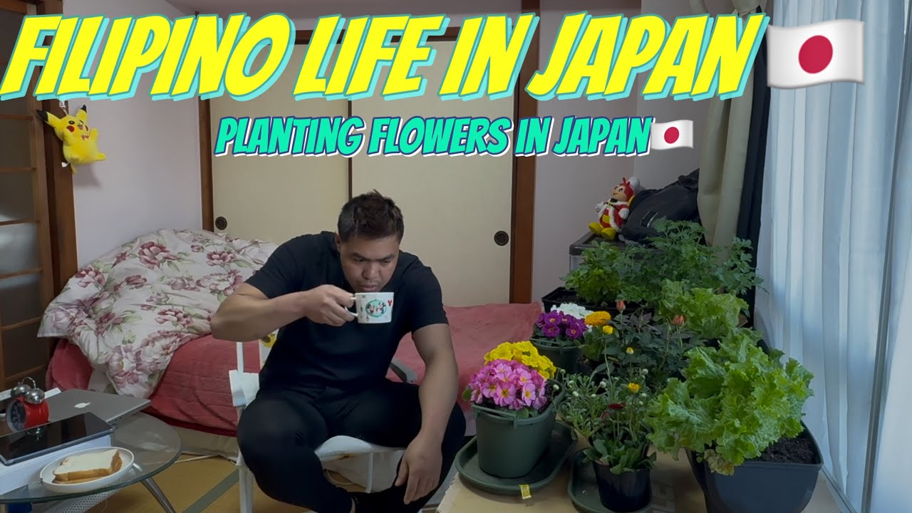 Cheapest barber shop in Japan 🇯🇵/planting flowers 🇯🇵/shopping/cooking /gardening/OFW life in Japa 🇯🇵