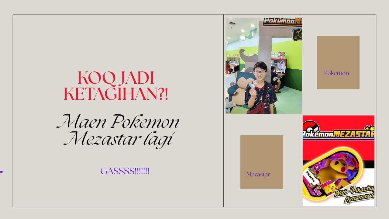 Koq jadi ketagihan main Pokemon Mezastar? 🤪🤪