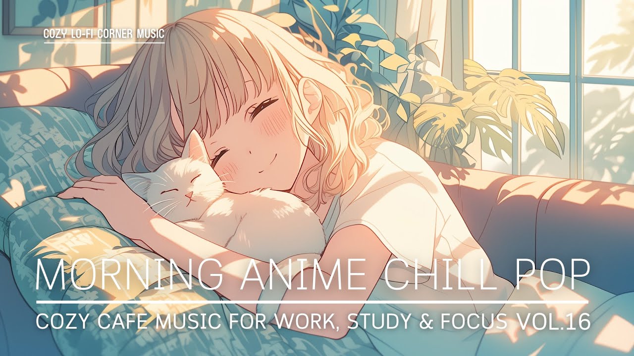 Morning Anime Chill Pop 🌸 | Cozy Café Music for Work, Study & Focus