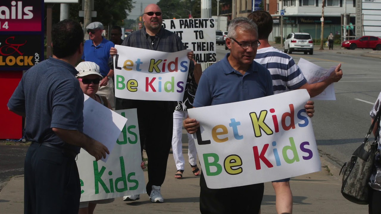 New curriculum sex education protest