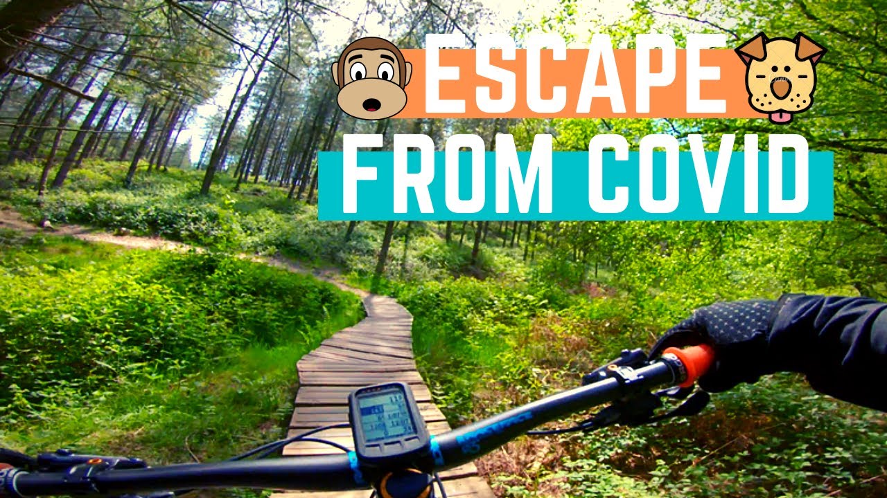 A Gentle Lockdown Ride at Cannock Chase Dog and Monkey Trails on my Yeti SB130 Lunch Ride (4k UHD)