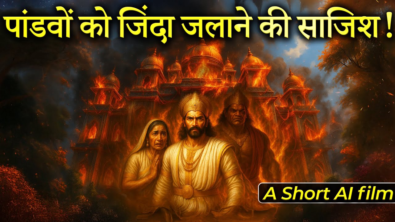 पांडवों को जिंदा जलाने की साजिश | An AI Short Video | Pujya Premanand Govind Sharan Ji Maharaj