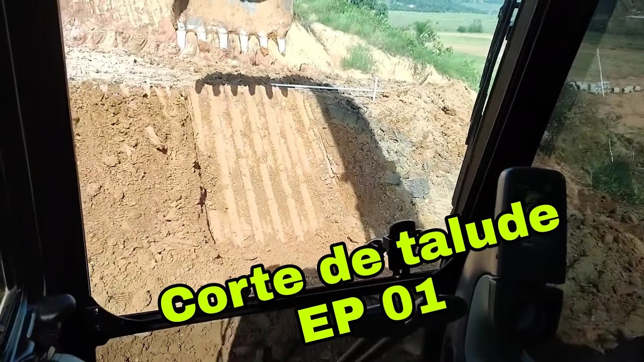 cortando talude varias bancadas EP01