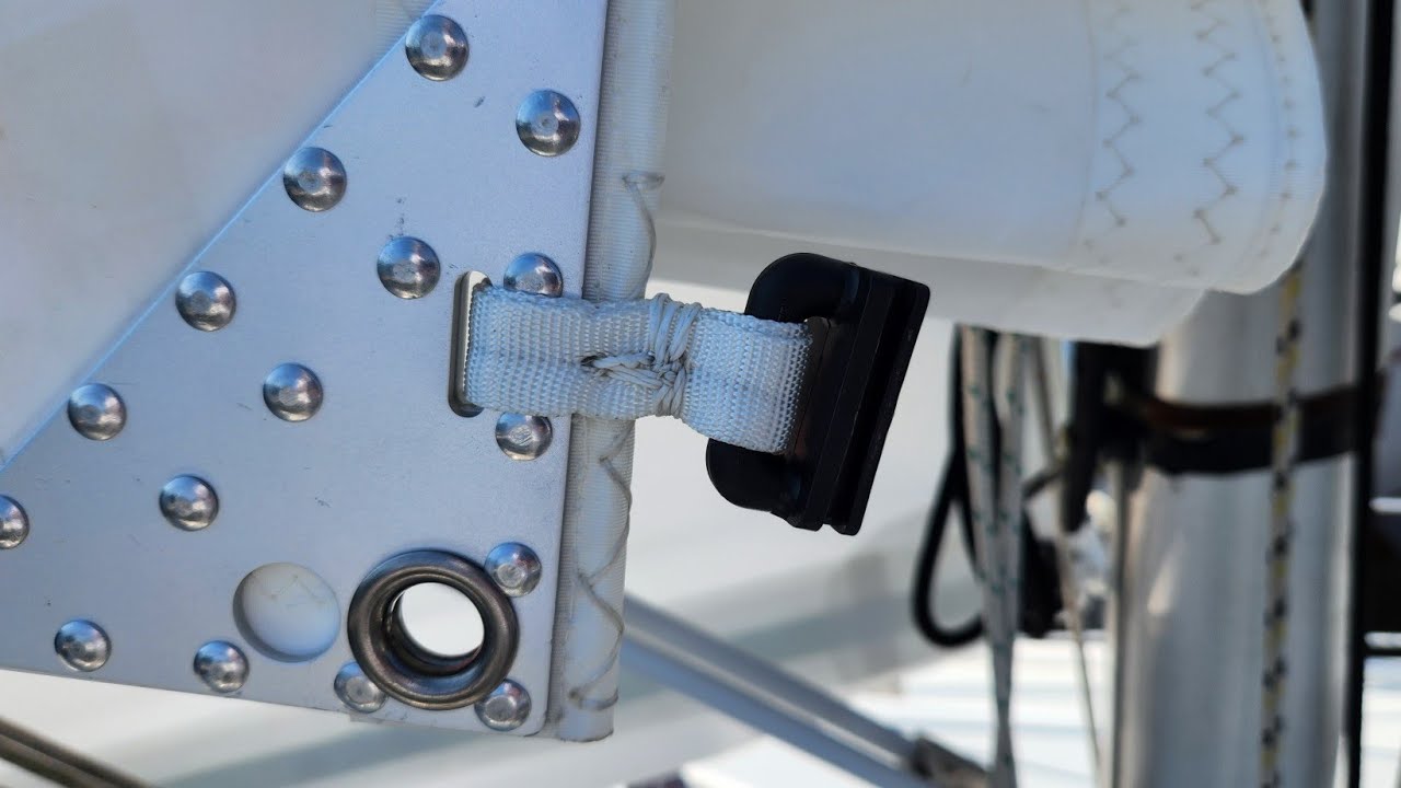 Replacing main sail slides